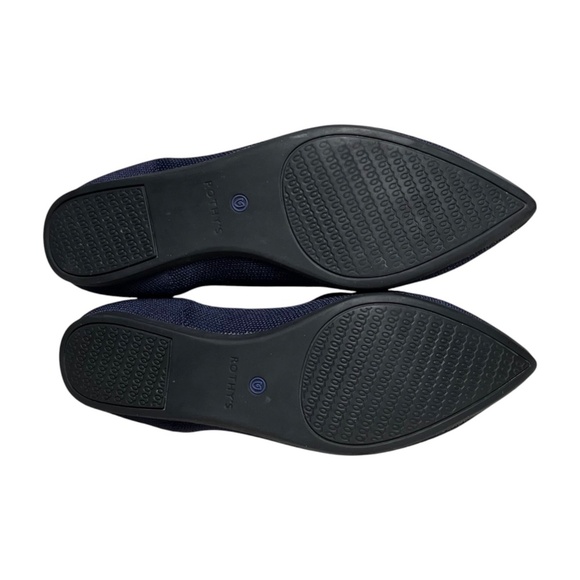 Rothy’s The Point Navy Blue Ballet Flats Women's Size 10 Machine Washable - Picture 7 of 12